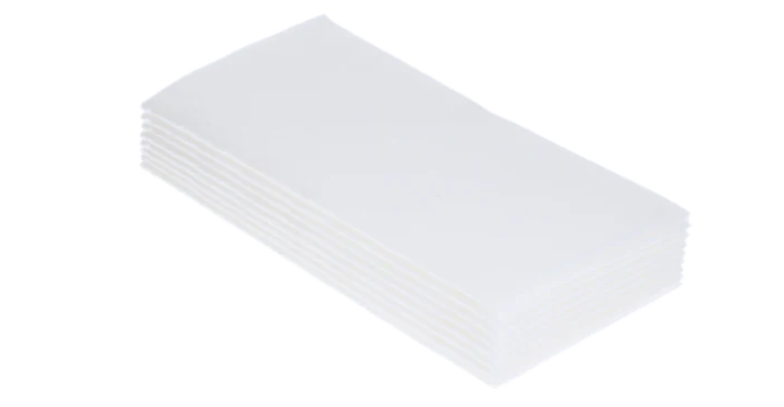 Airlaid Servetten 1/8 vouw 1-laags 33x33cm wit 6x50st - PureHygiene.nl