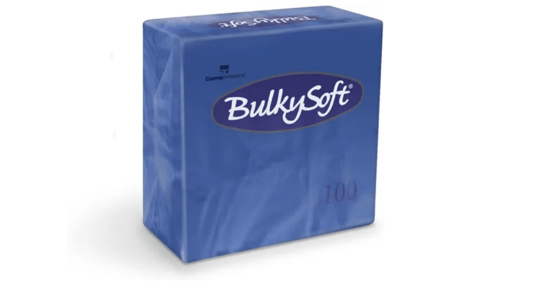 bulkysoft 32085 servetten blauw