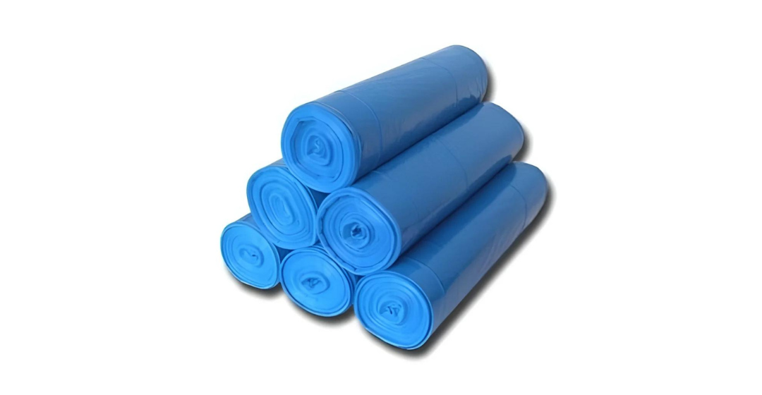 vuilniszak hdpe t25 blauw