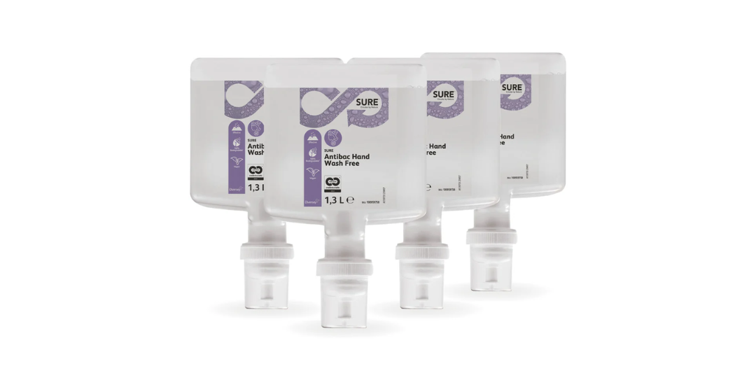 SURE Antibac Hand Wash Free 4 x 1,3 liter