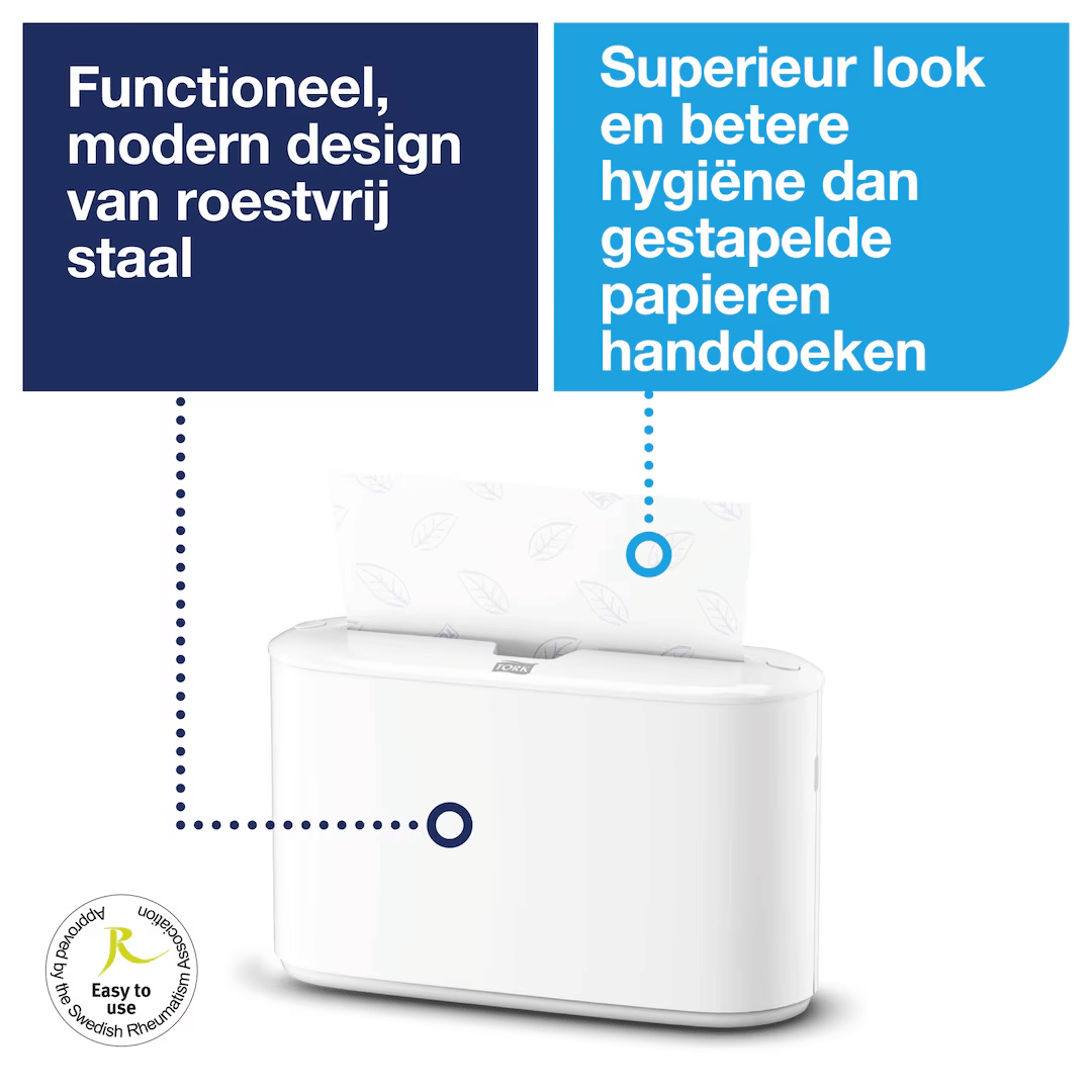 tork 552200 dispenser h2 wit