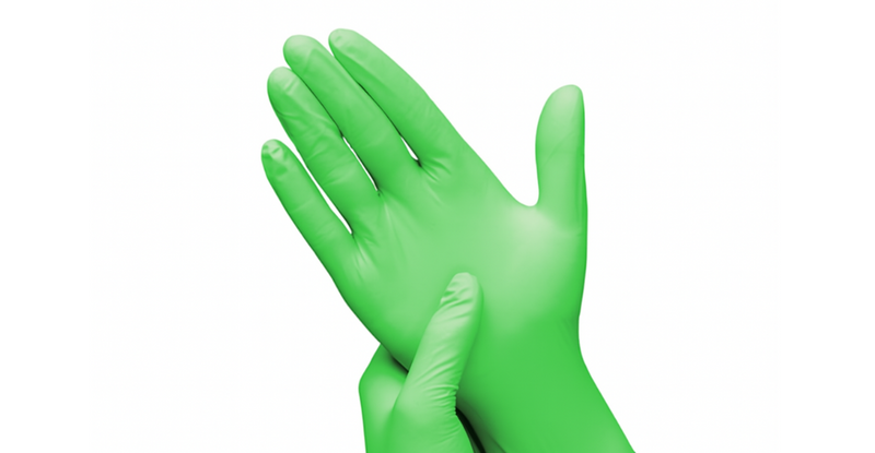 Hynex Nitril Handschoenen Poedervrij Groen Biologisch Afbreekbaar BIO