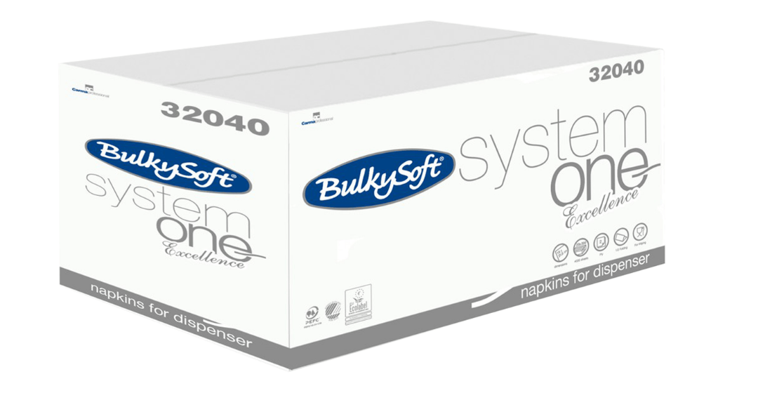 bulkysoft dispenserservet 32040 wit