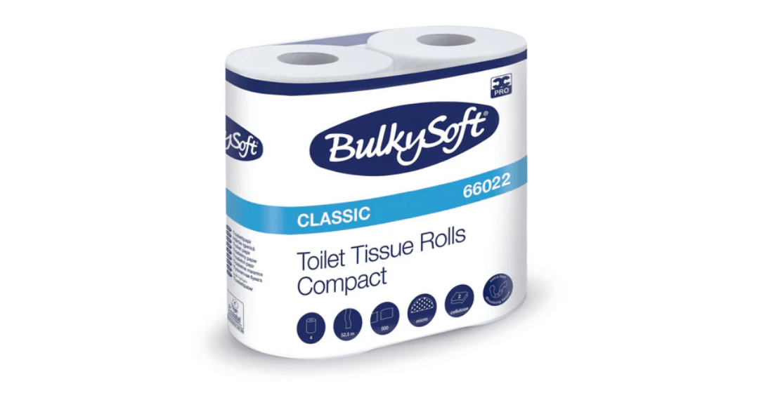 Bulkysoft 66022 toiletpapier cellulose 2-laags