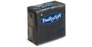 bulkysoft zwarte servetten 24x24cm 32204