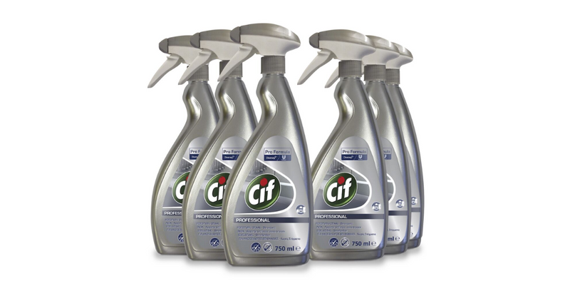 cif pro formula roestvrij staal 6 x 750ml