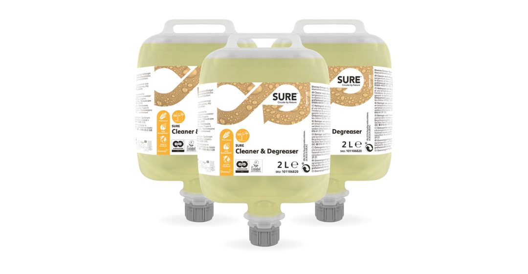sure cleaner & degreaser dvm 3x2 liter