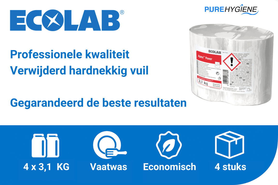 ecolab apex power vaatwasmiddel