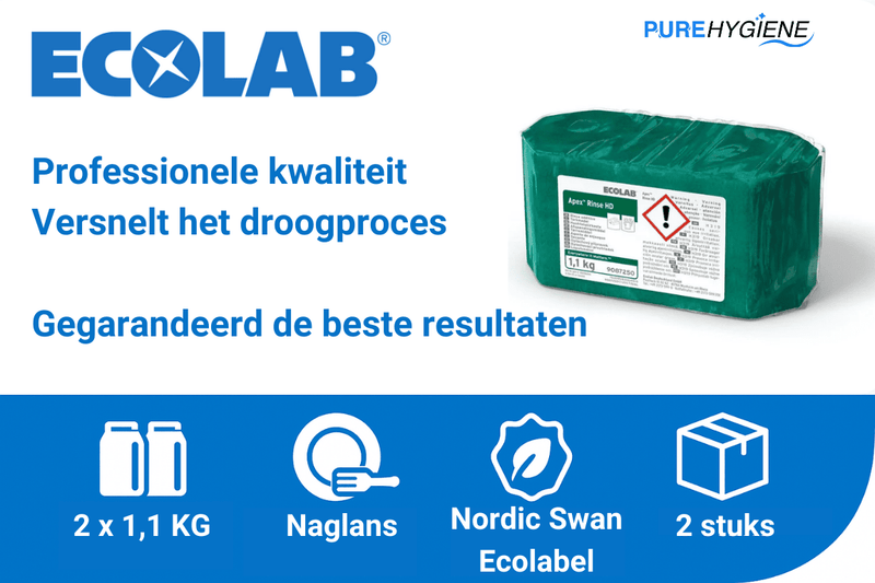 ecolab apex rinse hd naglansmiddel