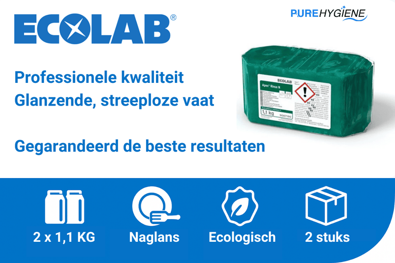 ecolab apex rinse n naglansmiddel