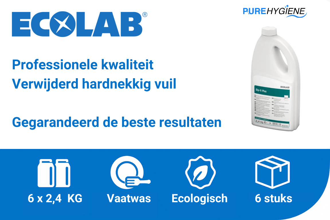 ecolab dip it plus vaatwasmiddel