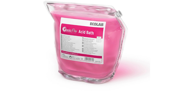 ecolab oasis pro acid bath 2x2 liter sanitairreiniger