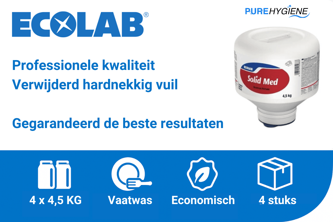 ecolab solid med vaatwasmiddel