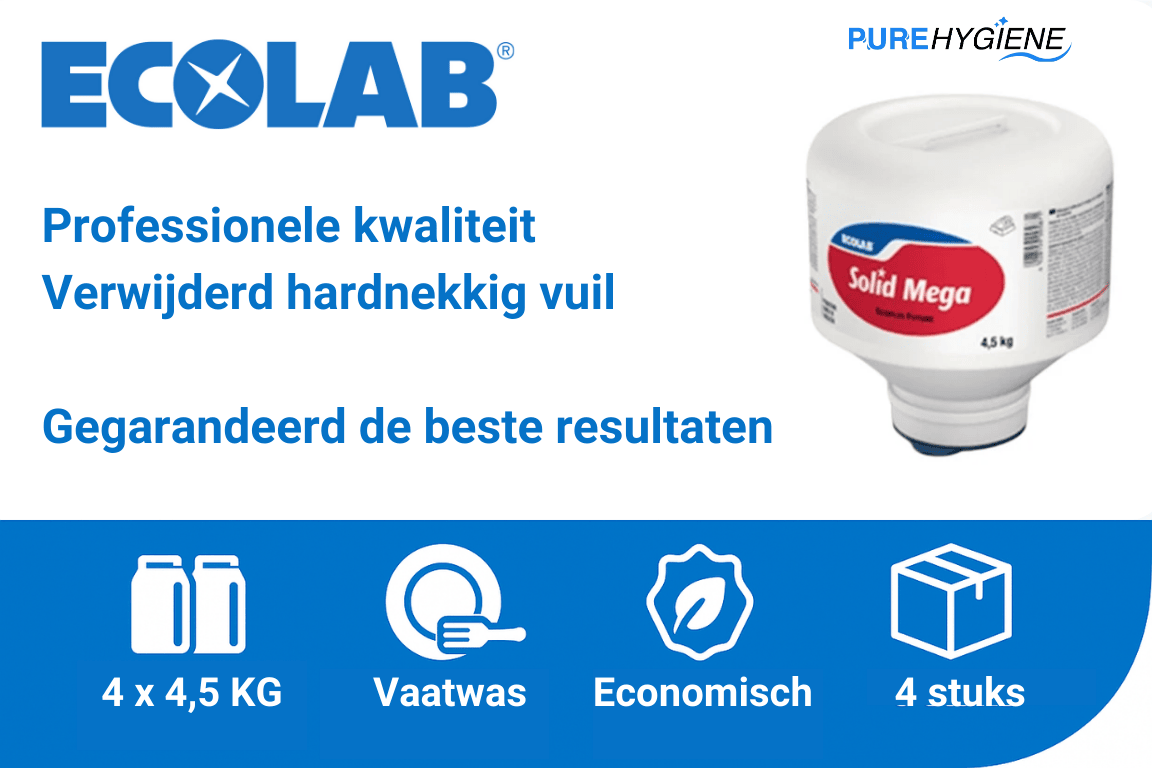 ecolab solid mega vaatwasmiddel
