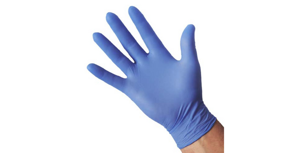 nitril handschoen blauw
