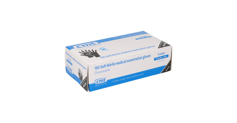 nitril handschoen zwart cmt