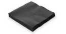 zwarte servet 33x33cm