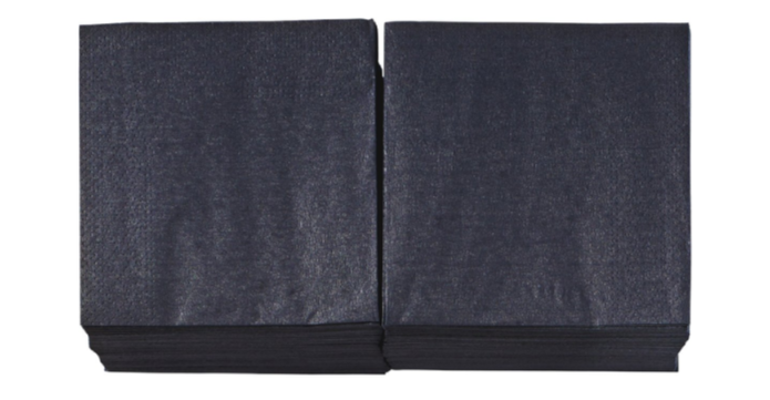 servetten 33x33 zwart