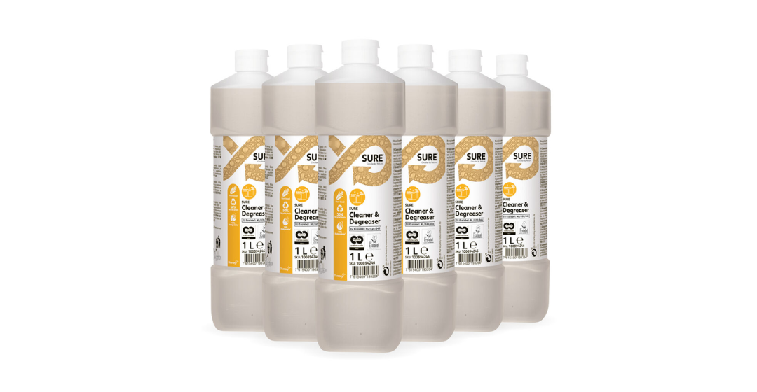 sure cleaner degreaser ontvetter en vloerreiniger