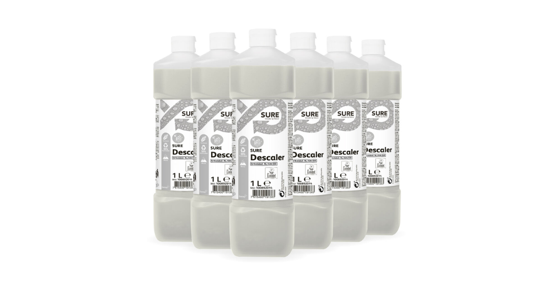 sure cleaner en descaler 6x1 liter