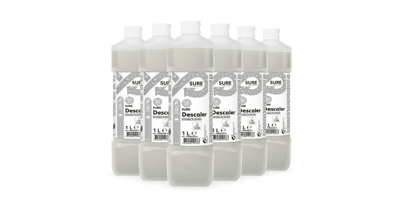 sure cleaner en descaler 6x1 liter