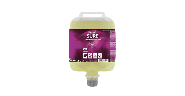 sure cleaner disinfectant dvm 3 x 2 liter