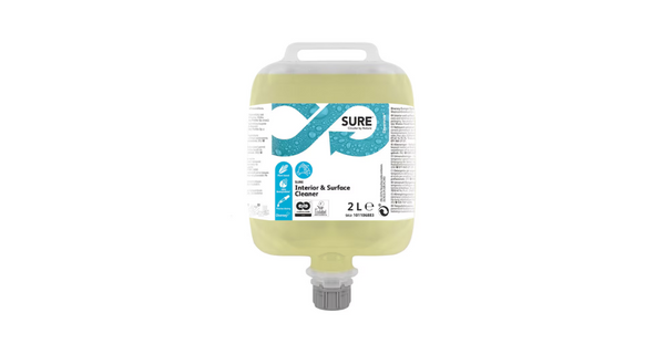 sure interior & surface cleaner dvm 3 x 2 liter