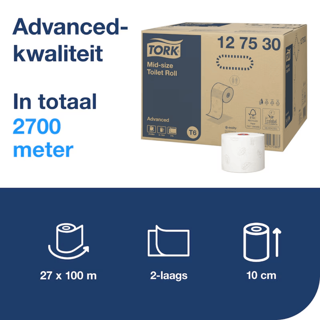 tork 127530 t6 toiletpapier