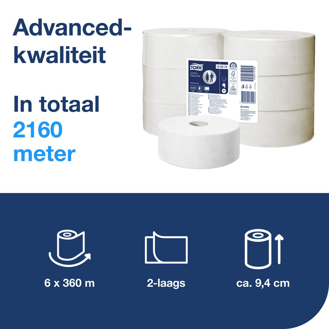tork toiletpapier jumbo 120272