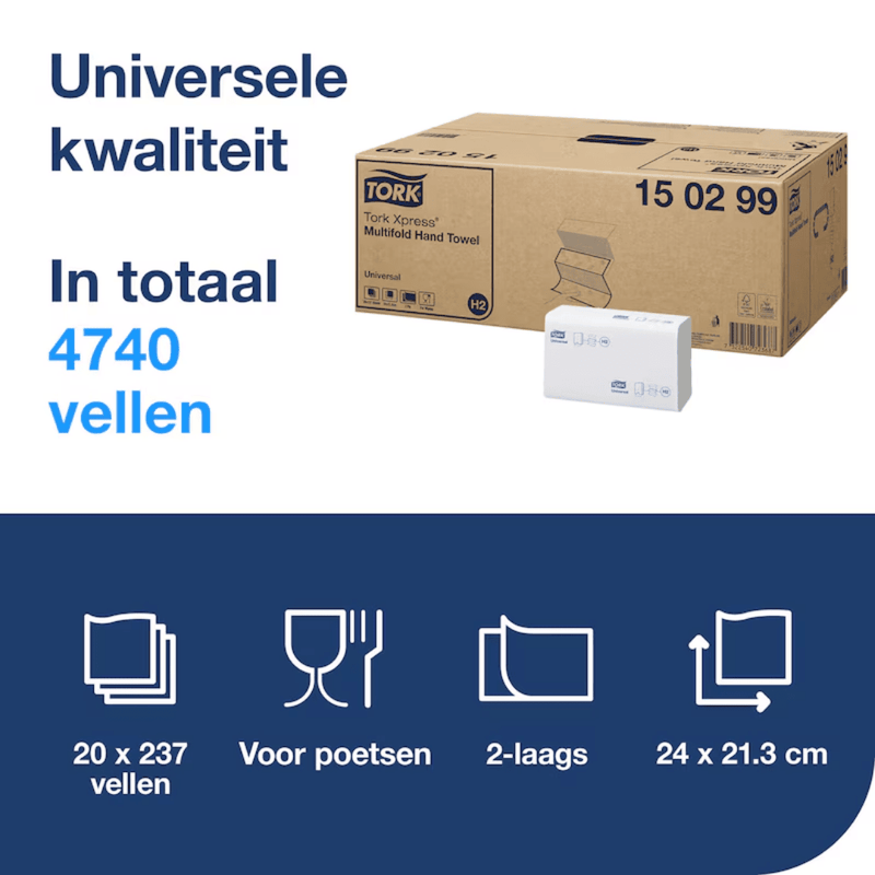 tork h2 handdoek