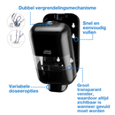tork zeepdispenser zwart