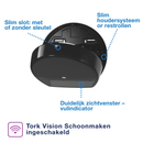 tork mini jumbo dispenser zwart